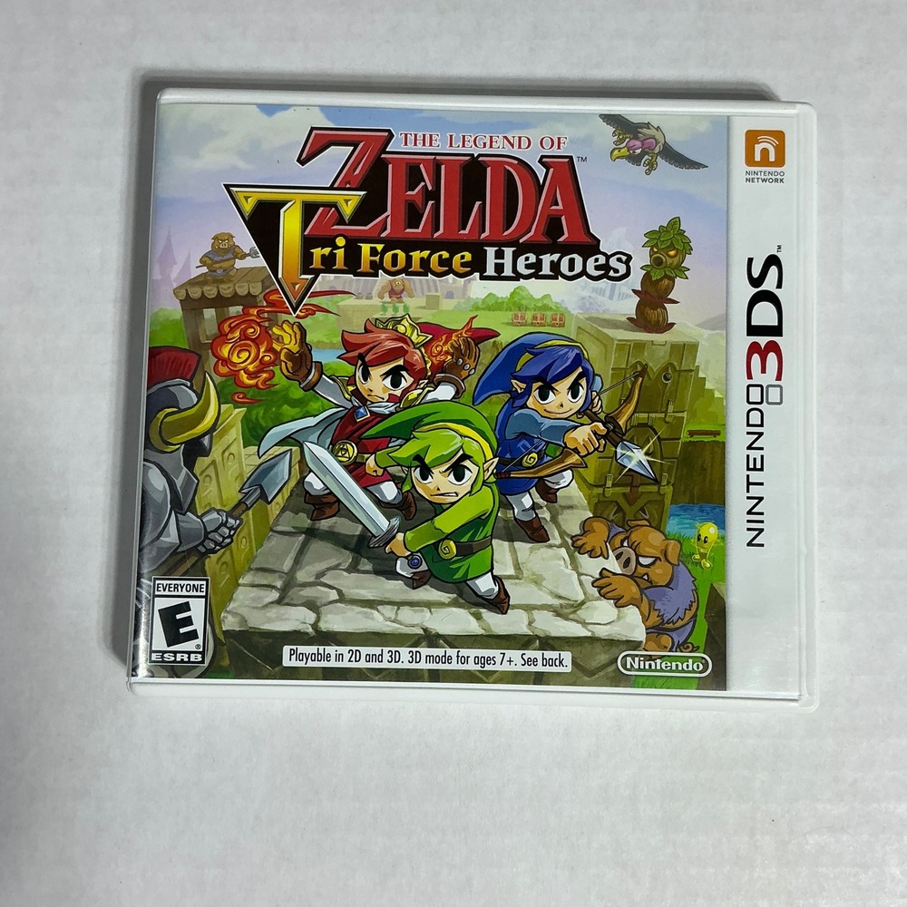 The Legend of Zelda Tri Force Heroes Nintendo 3DS Video Game CTR-P-EA3E Case